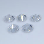 Natural White Sapphires Set – Round Cut, 2.90 Carat - Sapphirepal