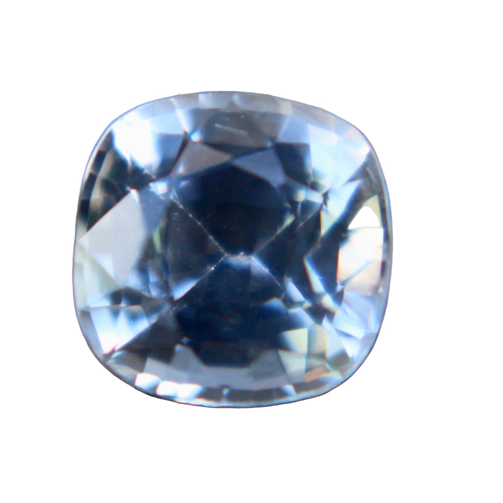 0.93 ct Natural White Sapphire, Cushion Cut, Ceylon origin, unheated untreated, VS clarity – Sapphire Pal