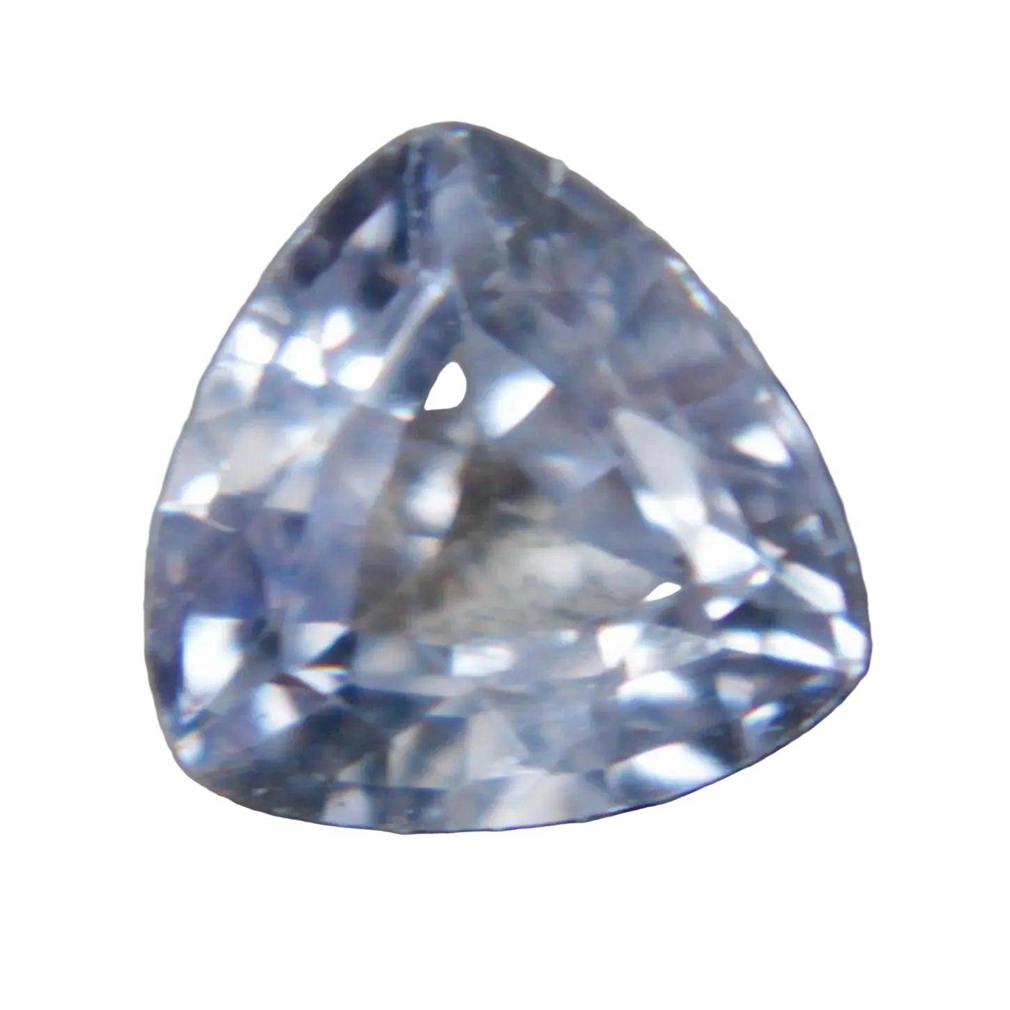 Natural white sapphire trillion cut 1.00 carat loose gemstone from Ceylon Sapphire Pal Australia