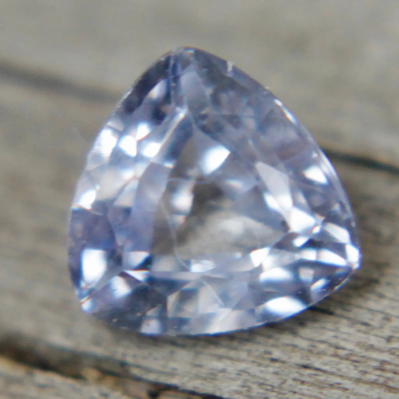 Natural white sapphire gemstone shipped worldwide from Australia