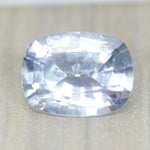 Bright Ceylon white corundum with lively scintillation