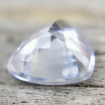 Trillion cut white sapphire loose gemstone for engagement ring design