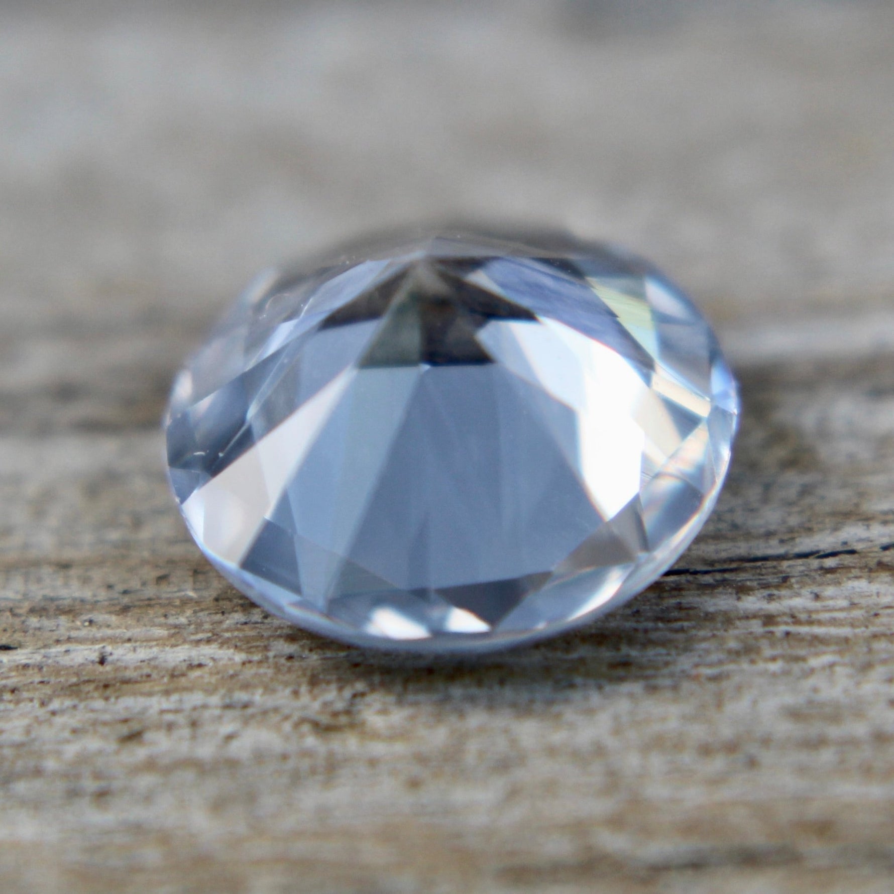 Unheated Ceylon Sapphire 6.80mm for Engagement Ring Setting