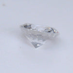 Natural white sapphire 0.50 carat round cut loose gemstone Ceylon