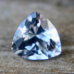 Loose Ceylon white sapphire with crisp brilliance
