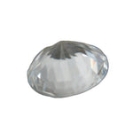 Colourless sapphire 6.39×6.39×3.67 mm – side profile
