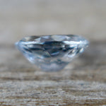 Eye clean white sapphire loose gemstone for engagement ring