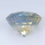 Natural Yellow Blue Bi-Color Ceylon Sapphire 1.34ct Round Cut - Sapphirepal