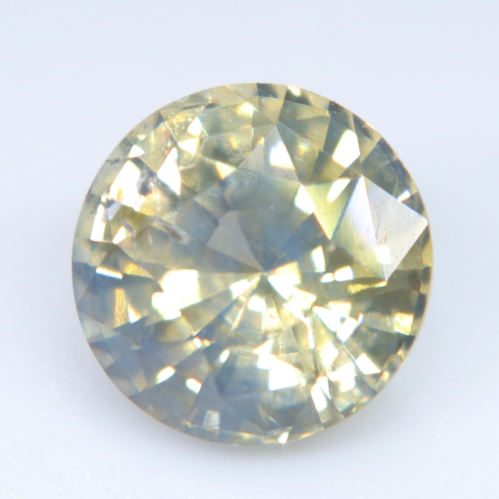 Natural Yellow Blue Bi-Color Ceylon Sapphire 1.34ct Round Cut - Sapphirepal