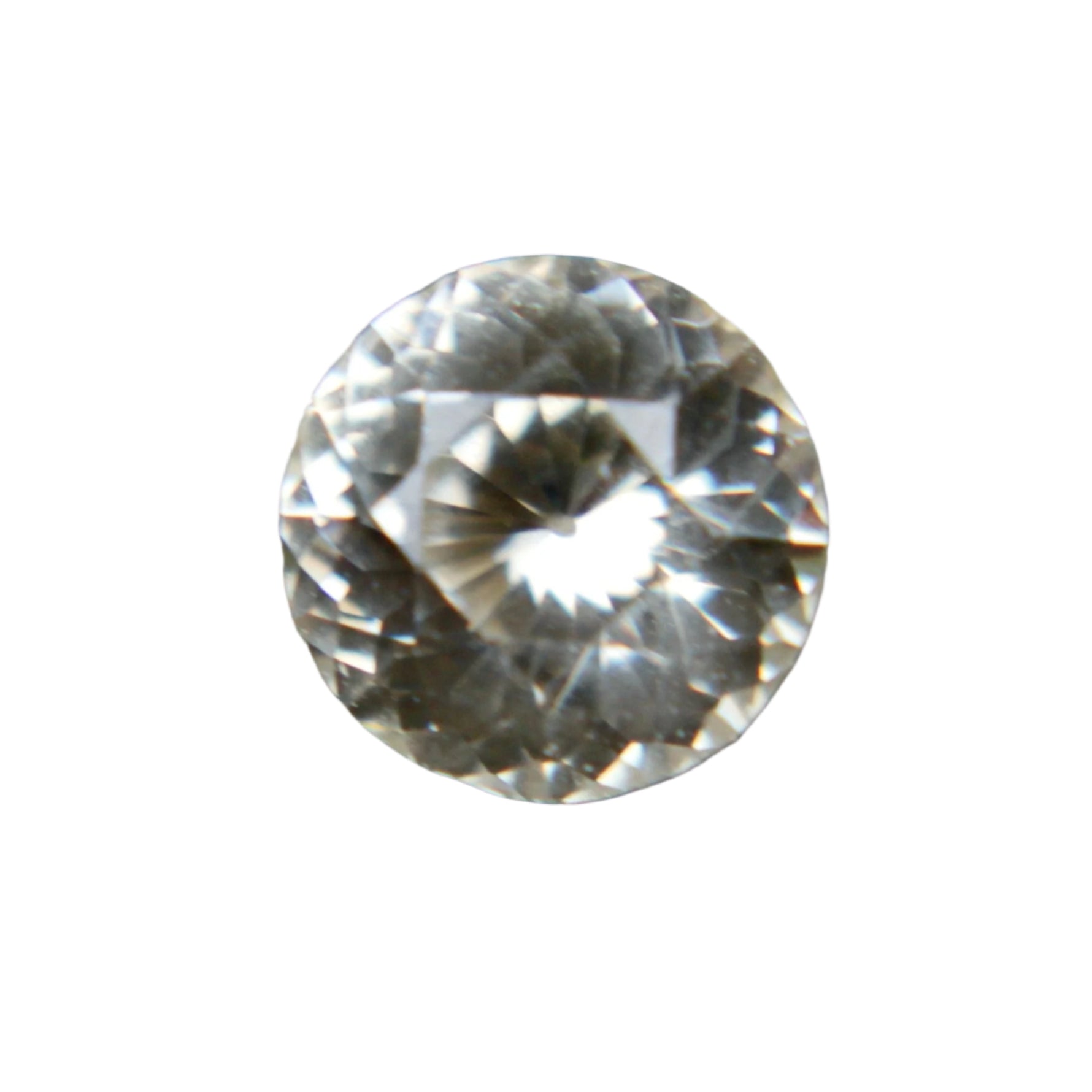 1.00 Carat Natural Champagne Sapphire – Round Cut Unheated Yellow Gemstone from Ceylon
