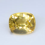 Natural Yellow Sapphire 0.33 Carat – Cushion Cut Unheated Ceylon Gemstone - Sapphirepal
