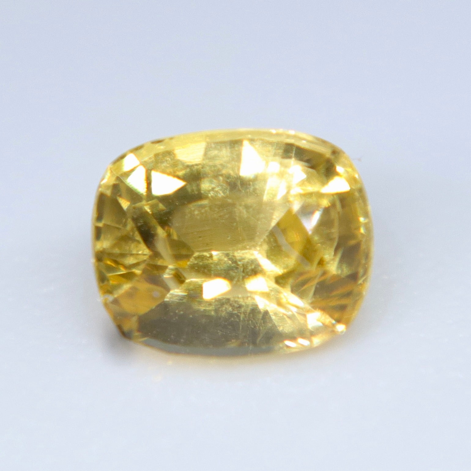 Natural Yellow Sapphire 0.33 Carat – Cushion Cut Unheated Ceylon Gemstone - Sapphirepal
