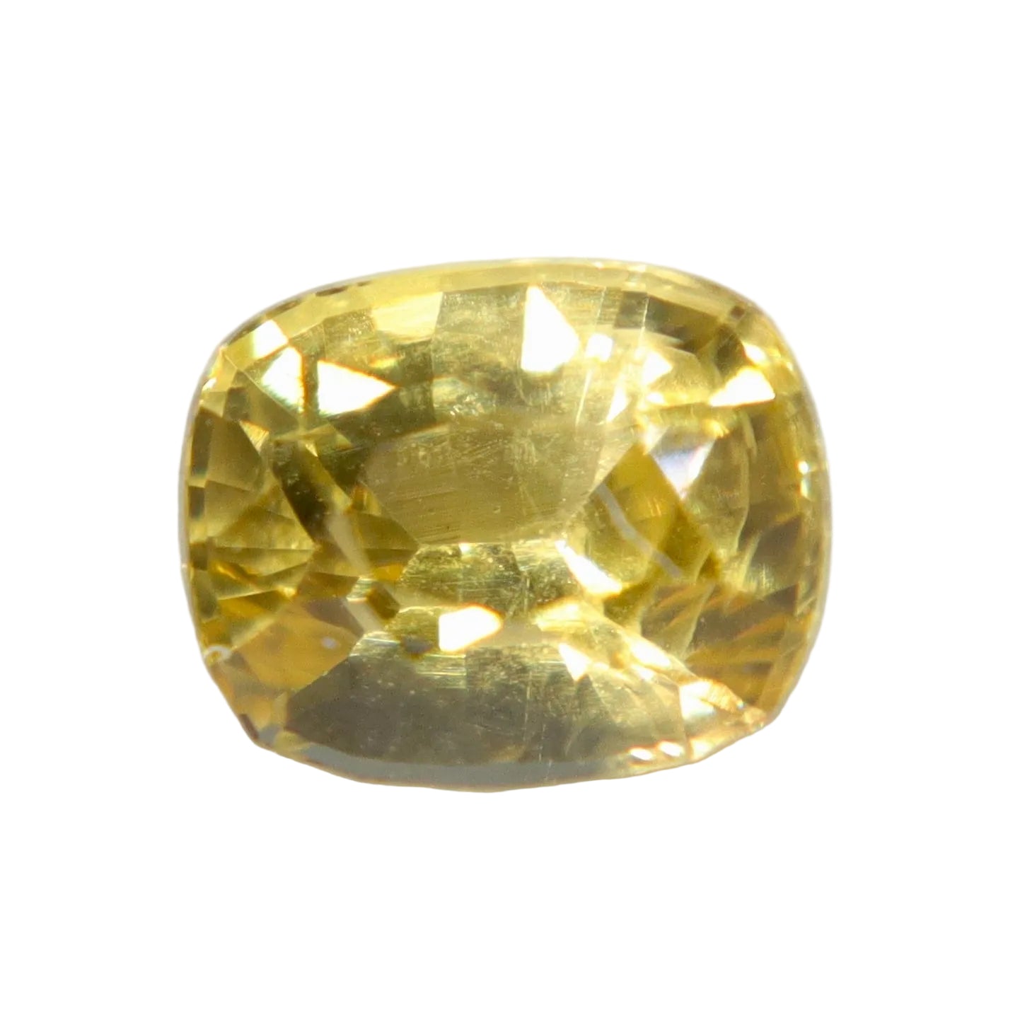 Natural Yellow Sapphire 0.33 Carat – Cushion Cut Unheated Ceylon Gemstone - Sapphirepal