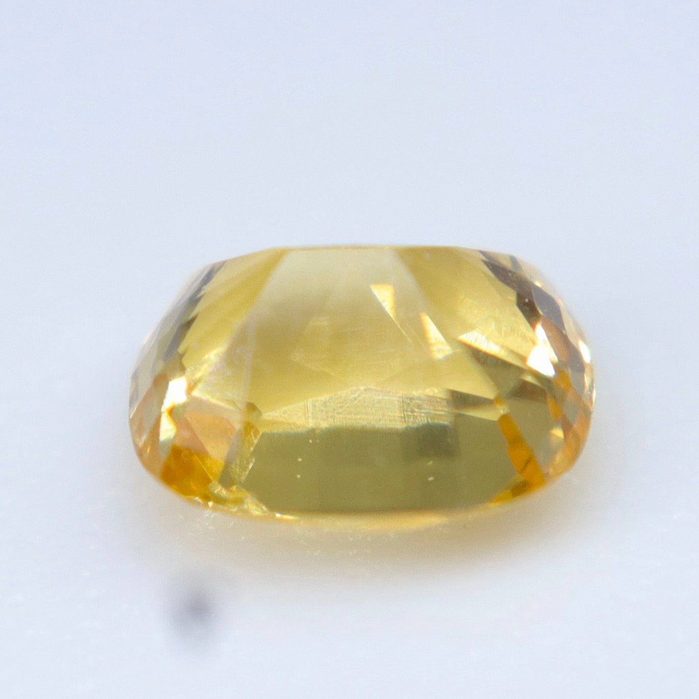 Natural Yellow Sapphire 0.33 Carat – Cushion Cut Unheated Ceylon Gemstone - Sapphirepal