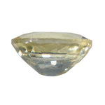 Natural Yellow Sapphire 0.55 Carat – Unheated Oval Cut VVS Ceylon Gemstone - Sapphirepal