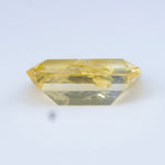Natural Yellow Sapphire 0.57 Carat – Emerald Cut Unheated Ceylon Gemstone - Sapphirepal