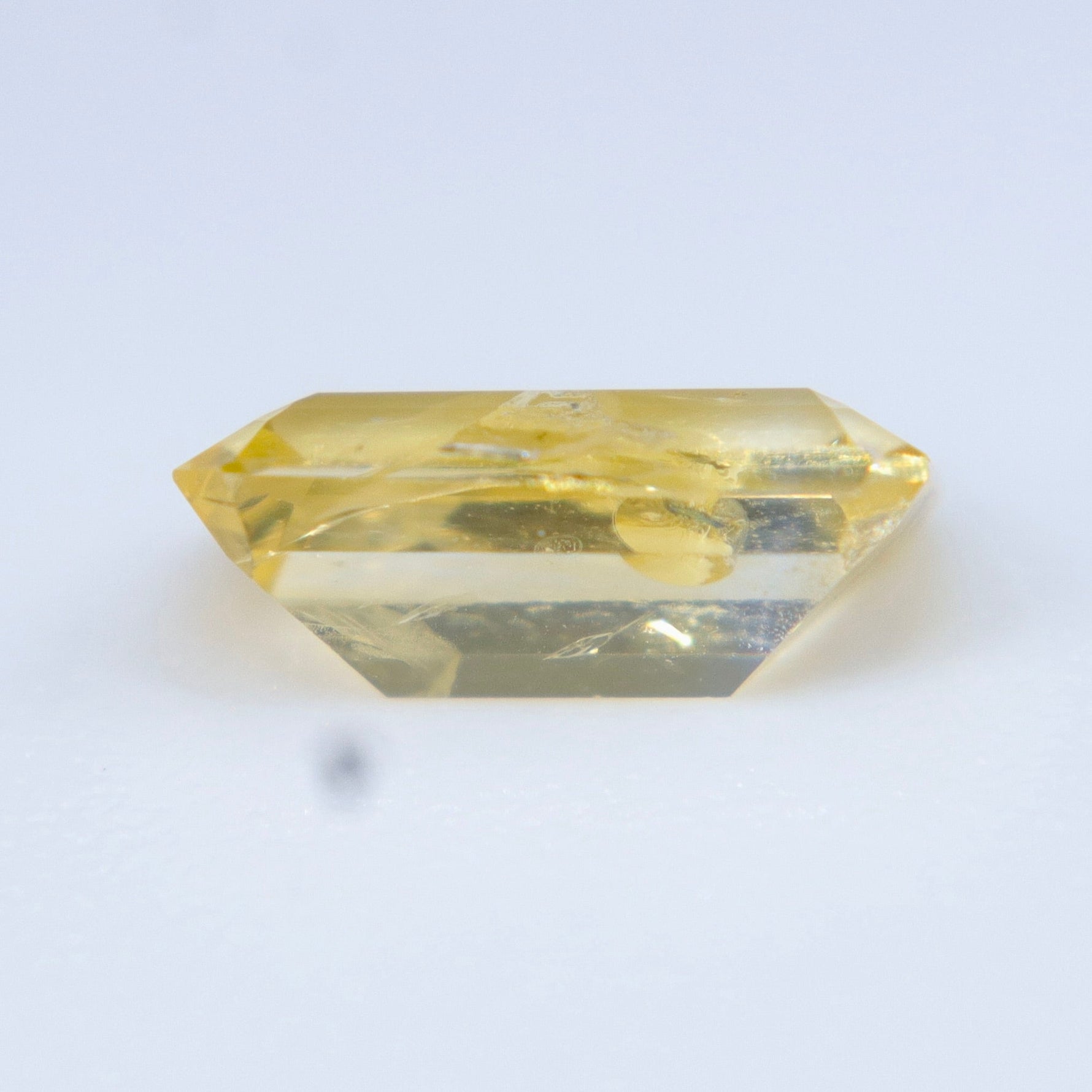 Natural Yellow Sapphire 0.57 Carat – Emerald Cut Unheated Ceylon Gemstone - Sapphirepal