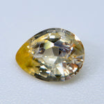 Natural Yellow Sapphire 0.60 Carat – Pear Cut Unheated Ceylon Gemstone - Sapphirepal