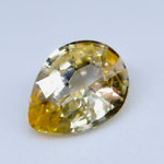 Natural Yellow Sapphire 0.60 Carat – Pear Cut Unheated Ceylon Gemstone - Sapphirepal