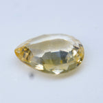 Natural Yellow Sapphire 0.60 Carat – Pear Cut Unheated Ceylon Gemstone - Sapphirepal