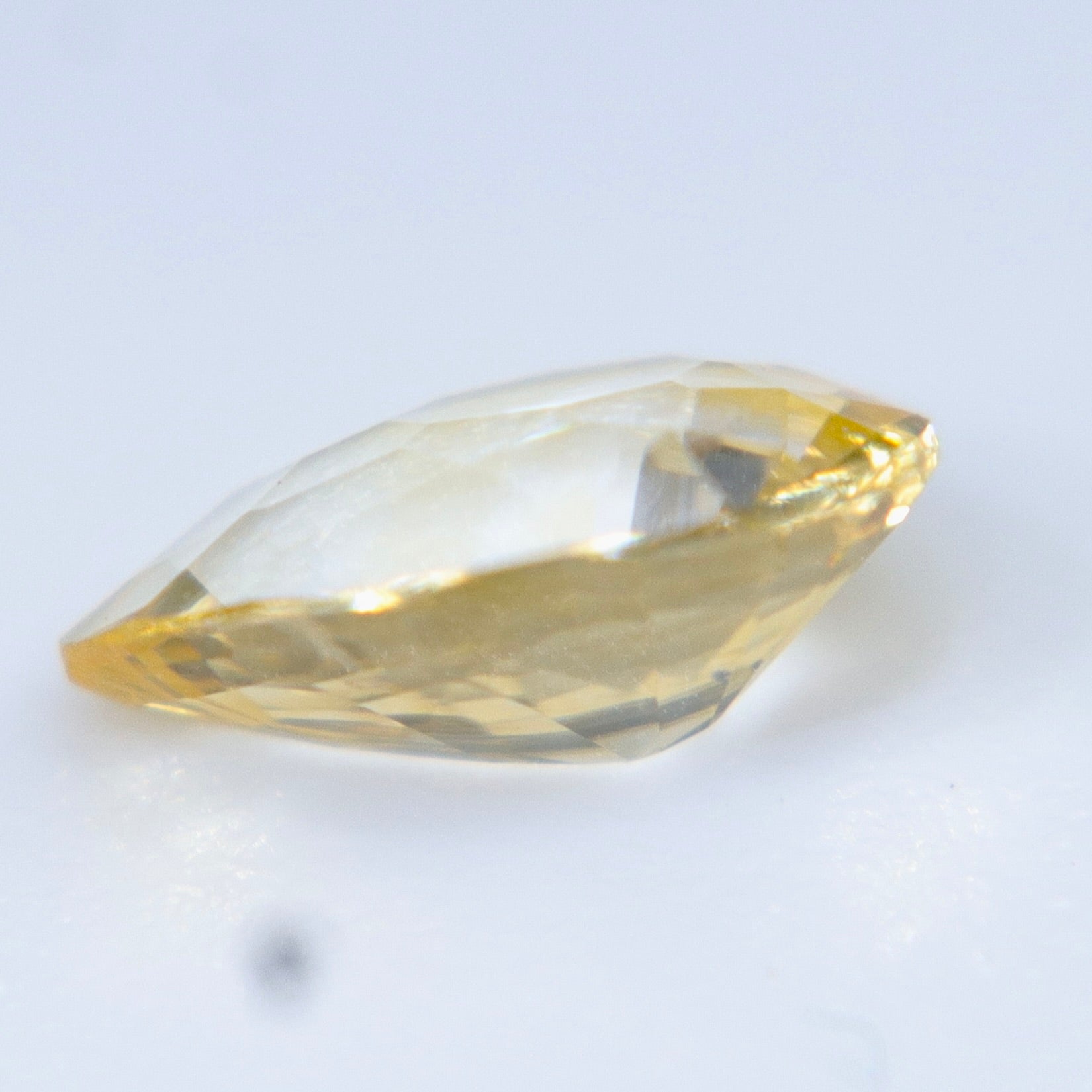 Natural Yellow Sapphire 0.60 Carat – Pear Cut Unheated Ceylon Gemstone - Sapphirepal