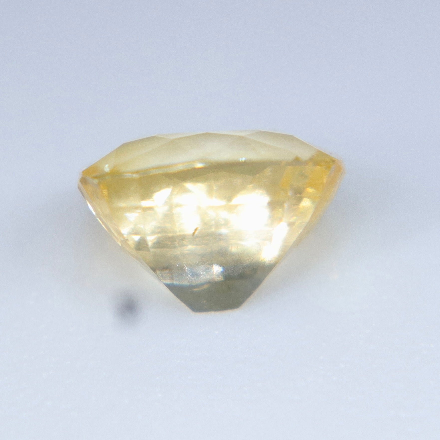 Natural Yellow Sapphire 0.63 Carat – Unheated VVS Ceylon Gemstone - Sapphirepal
