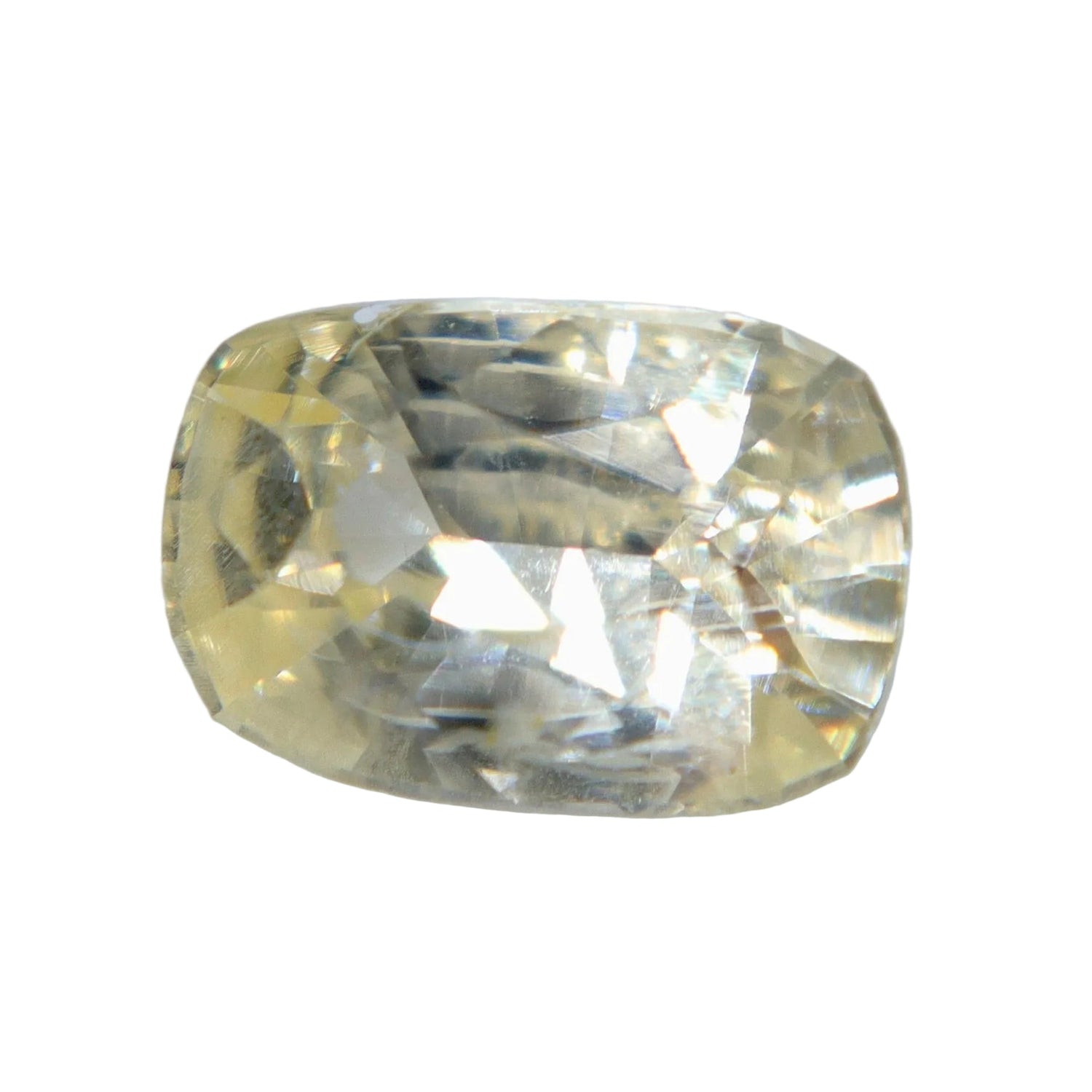 Natural Yellow Sapphire 0.65 Carat – Unheated Cushion Cut Ceylon Gemstone - Sapphirepal