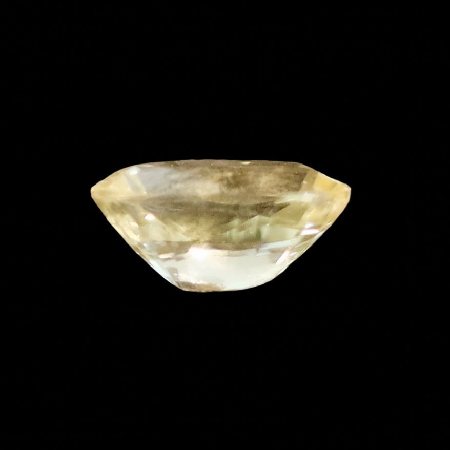 Natural Yellow Sapphire – 0.72 Carat | Oval Cut | Ceylon Gemstone - Sapphirepal