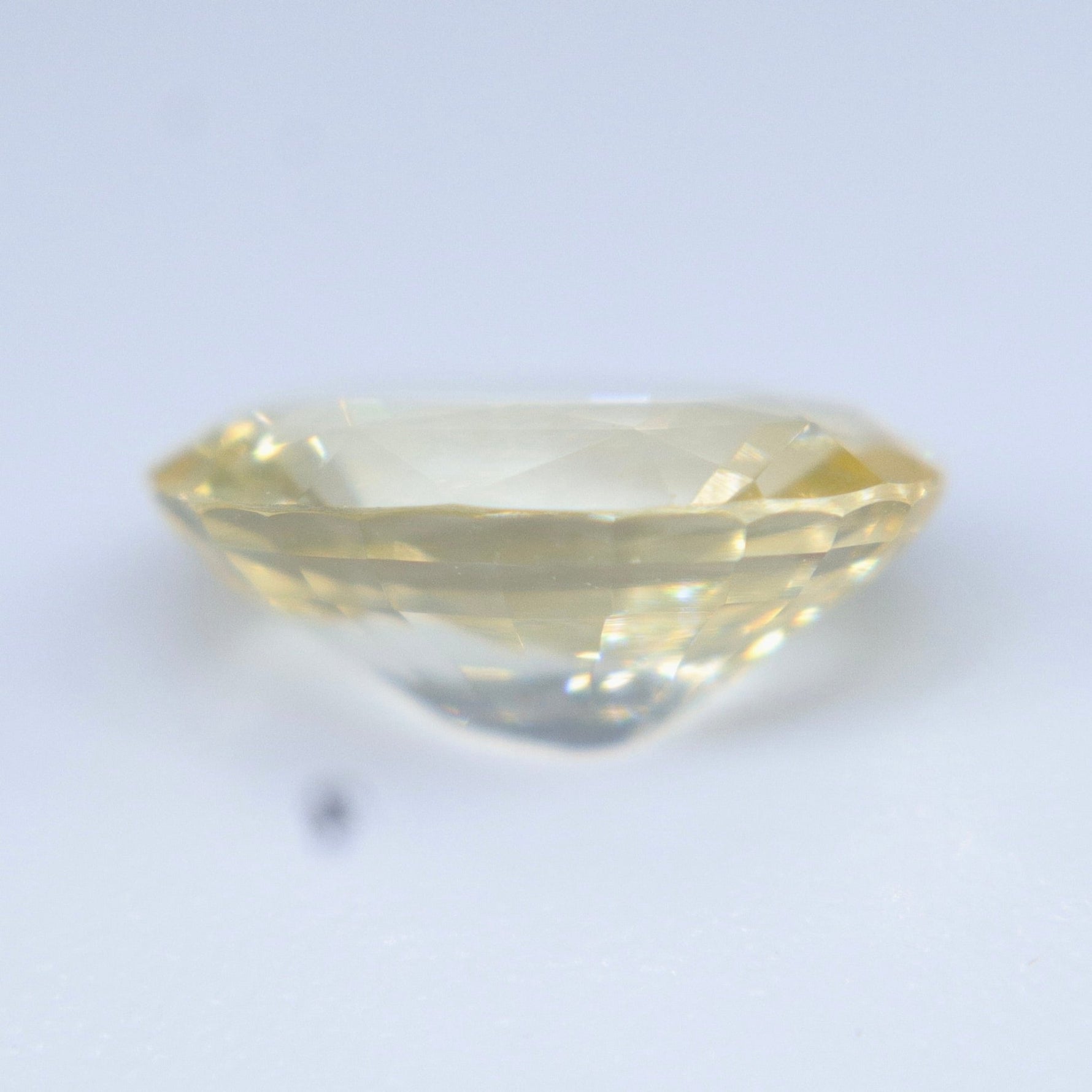 Natural Yellow Sapphire 1.00 Carat Oval Cut – Unheated Ceylon Loose Gemstone - Sapphirepal