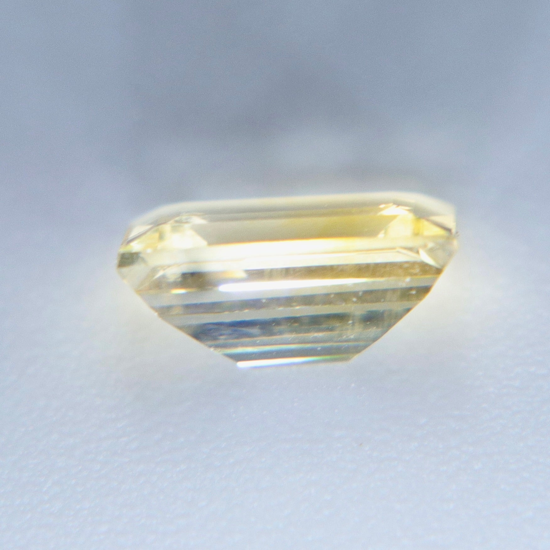 Natural Yellow Sapphire – 1.30 Carat Unheated Ceylon (Rectangular Step Cut, VS Clarity) - Sapphirepal