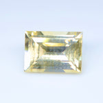 Natural Yellow Sapphire – 1.30 Carat Unheated Ceylon (Rectangular Step Cut, VS Clarity) - Sapphirepal