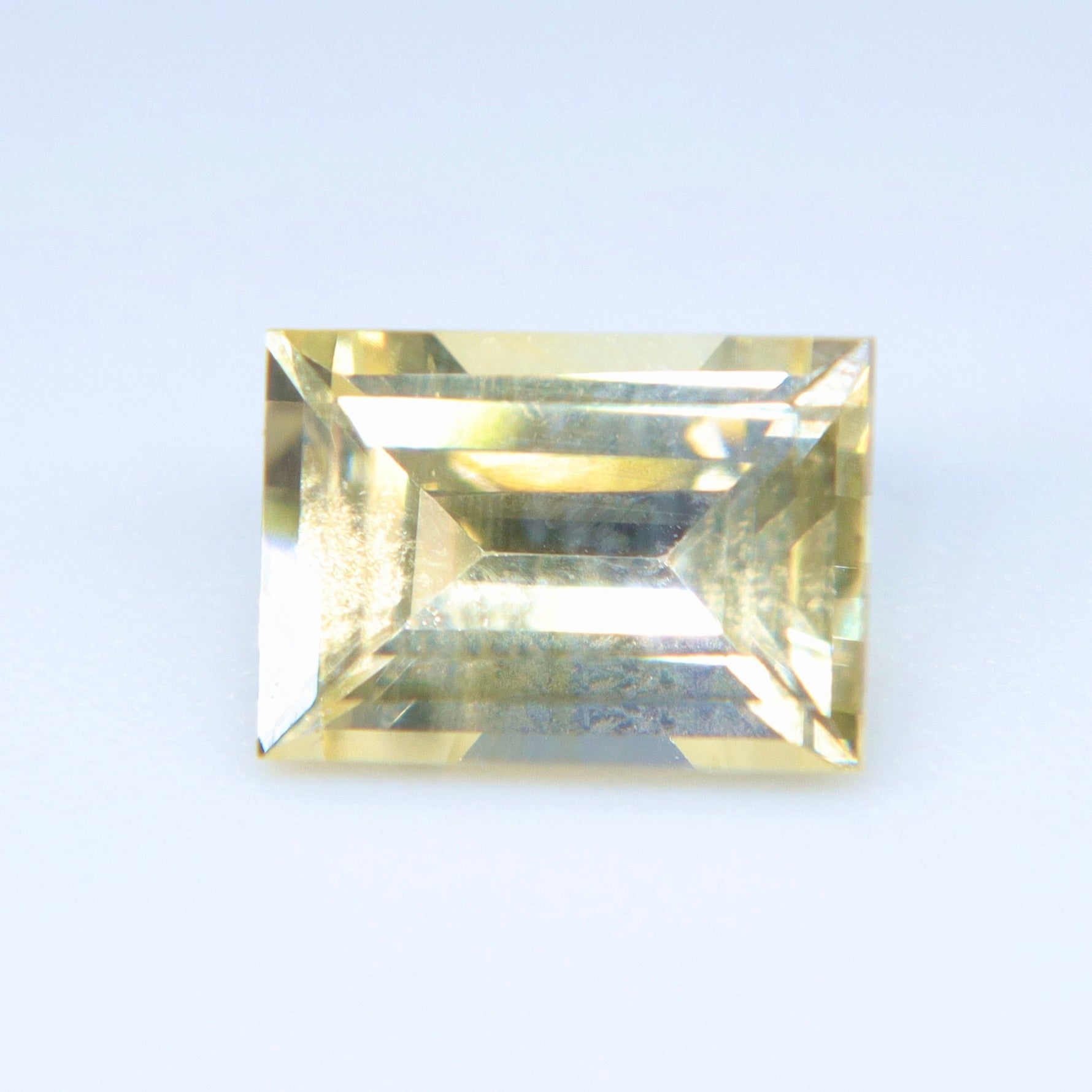 Natural Yellow Sapphire – 1.30 Carat Unheated Ceylon (Rectangular Step Cut, VS Clarity) - Sapphirepal