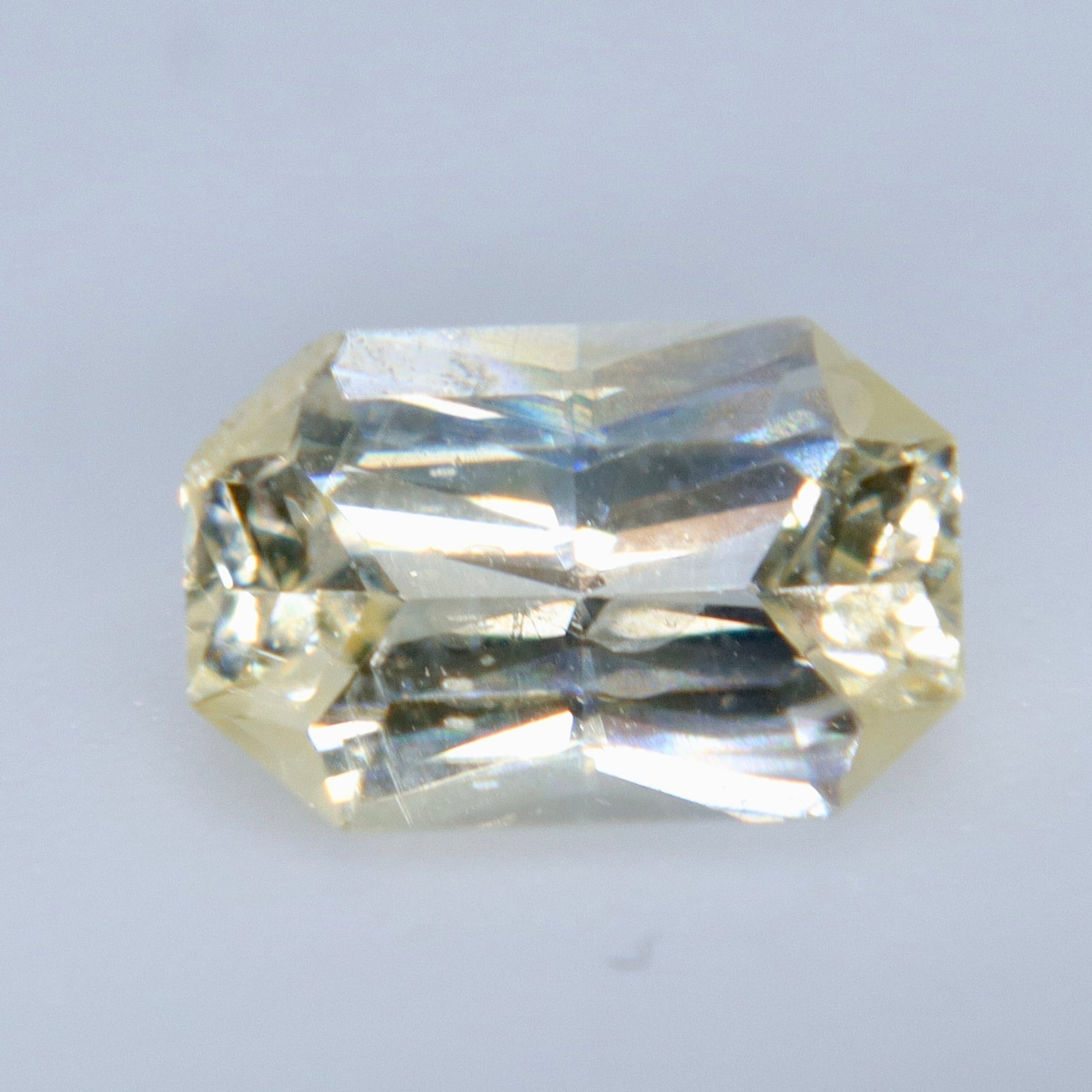 Natural Yellow Sapphire 1.31 Carat Emerald Cut Loose Gemstone from Ceylon - Sapphirepal