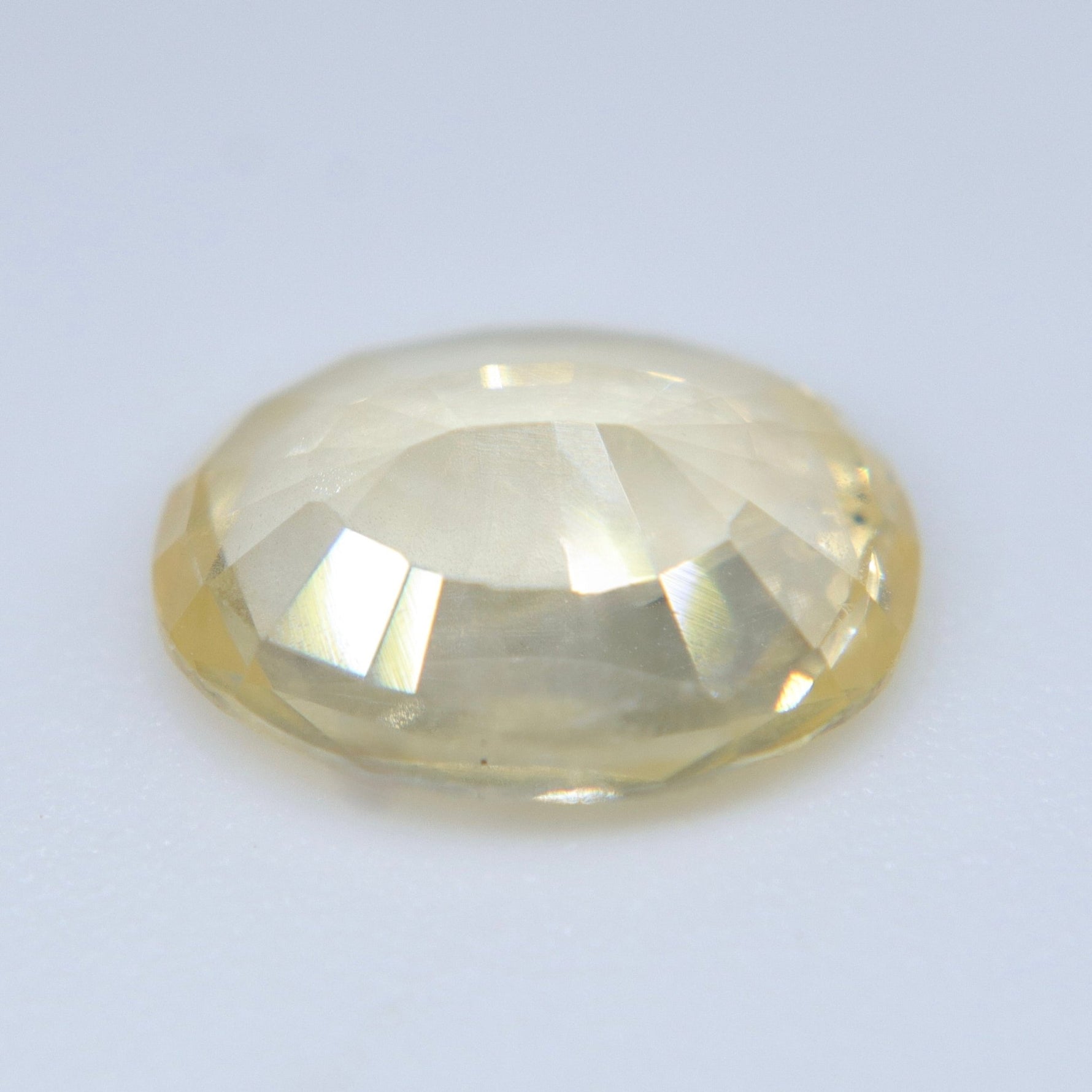 Natural Yellow Sapphire 1.50 Carat – Unheated Oval Cut Ceylon Gemstone - Sapphirepal