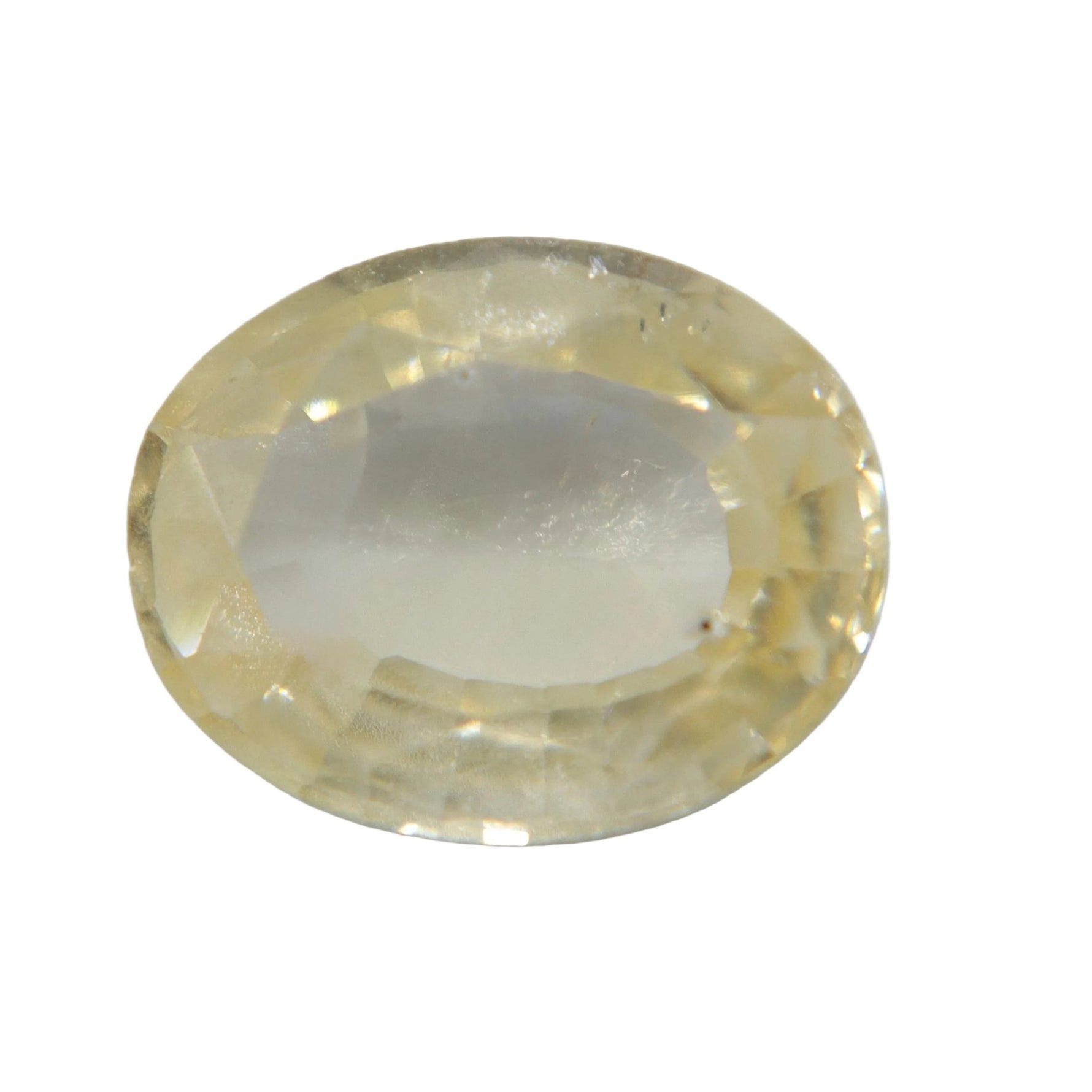 Natural Yellow Sapphire 1.50 Carat – Unheated Oval Cut Ceylon Gemstone - Sapphirepal