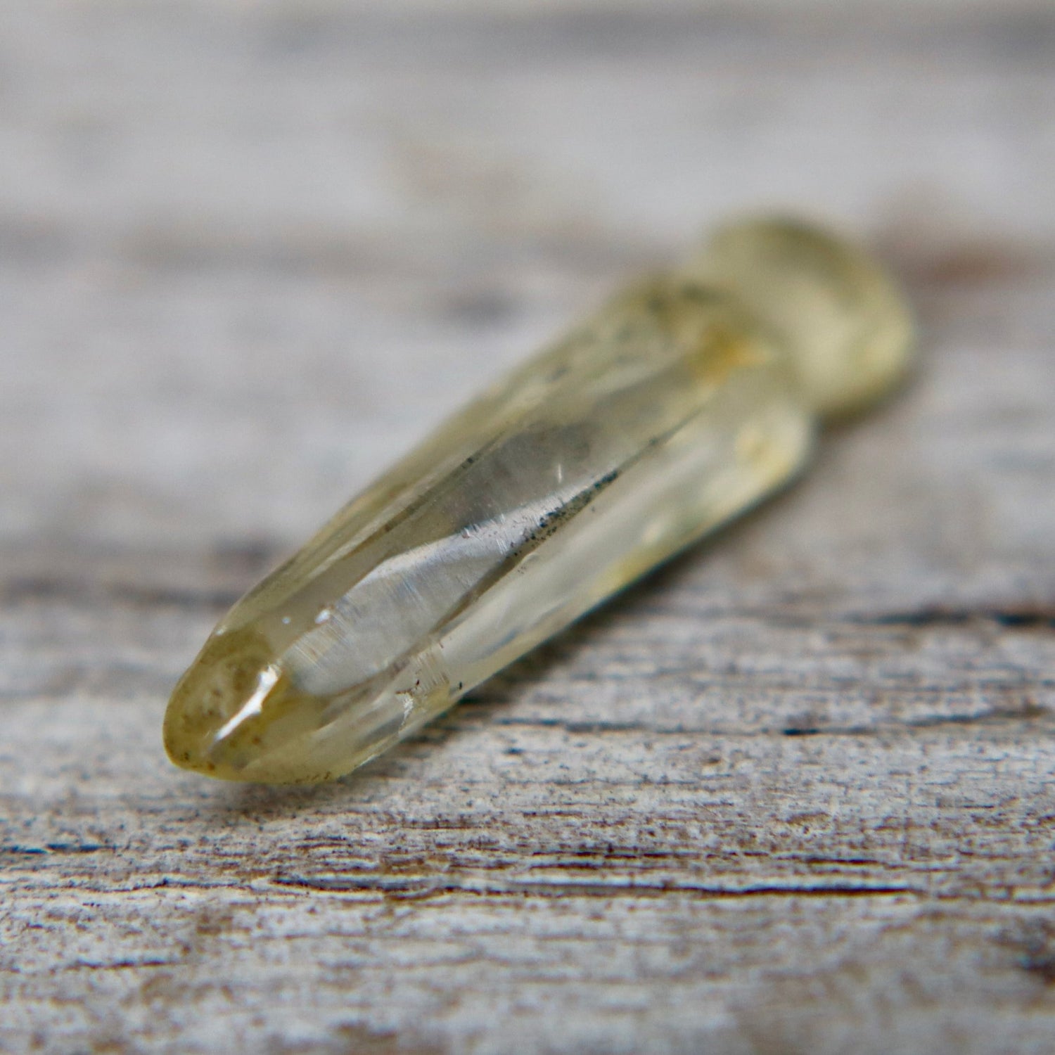 Natural Yellow Sapphire Crystal 3.15ct (Ceylon) – Elongated Freeform Cut | Earth Sourced Gemstones - Sapphirepal