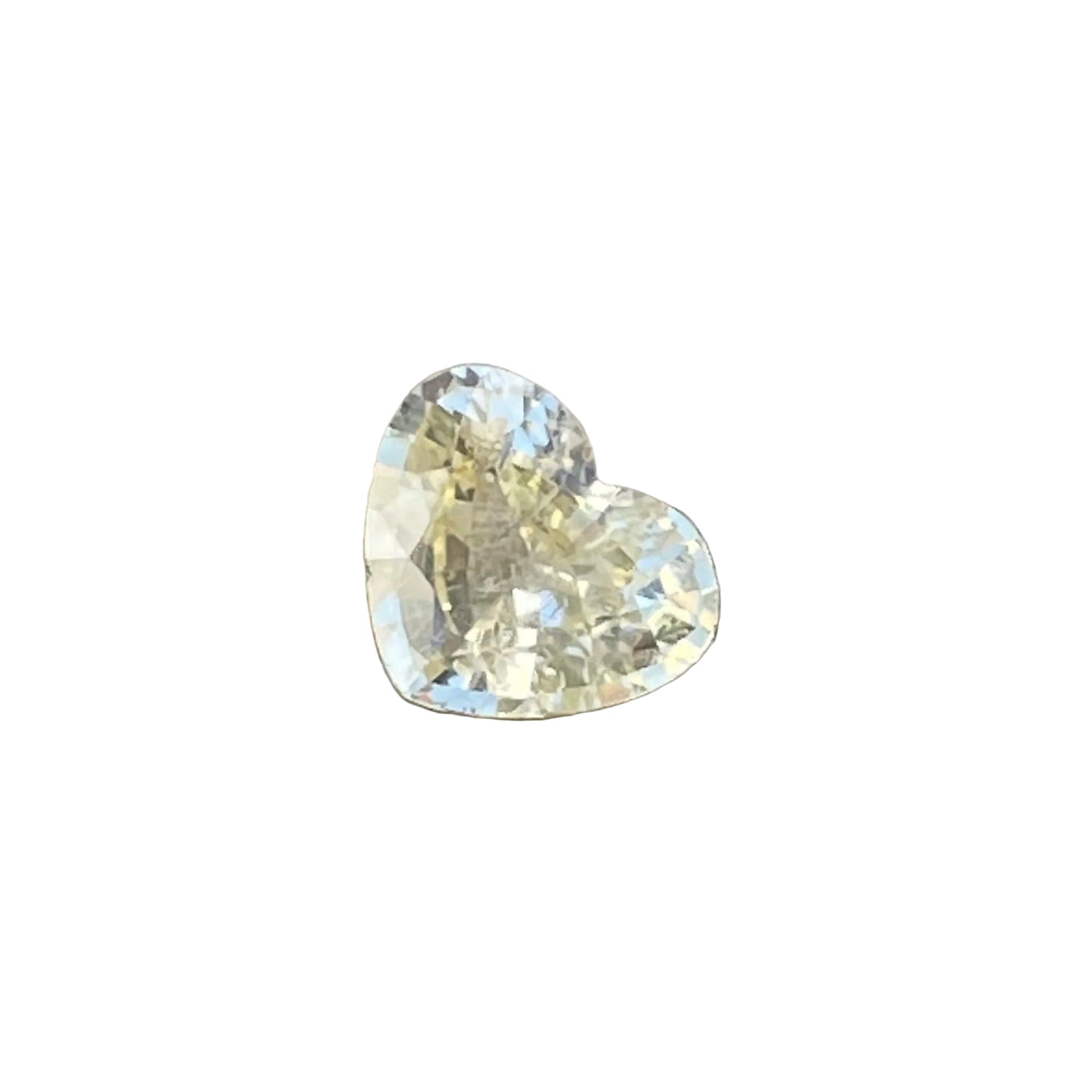 Natural Yellow Sapphire | Heart Cut | 1.32 Carat | Ceylon Origin - Sapphire pal