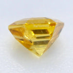 Side profile of heated yellow sapphire freeform, I clarity