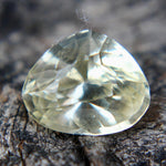 Ceylon yellow sapphire 8.11mm unheated fine gemstone