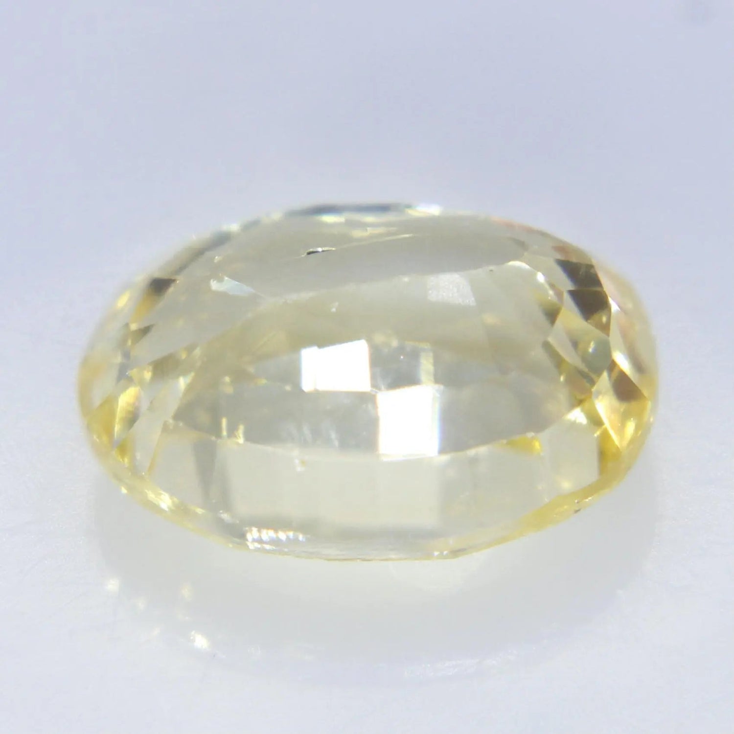Yellow sapphire 7x5x3.2 mm loose stone for engagement ring
