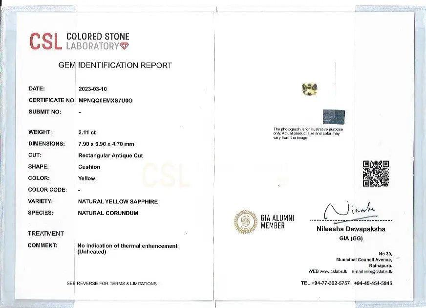 Natural Yellow Sapphire - Sapphirepal