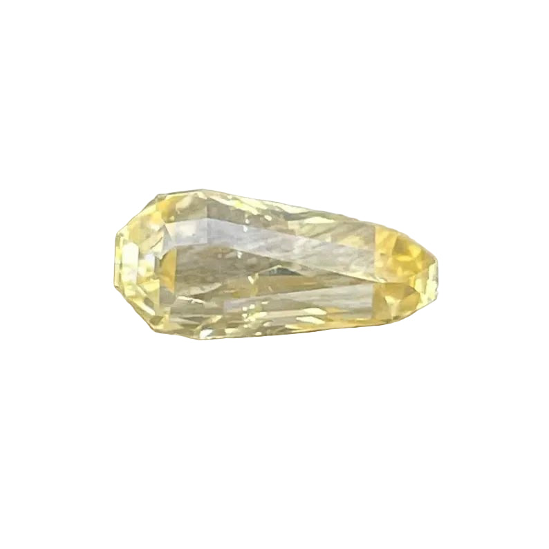 2.70 ct Natural Yellow Sapphire, Fancy Cut, Ceylon origin, unheated untreated, I clarity – Sapphire Pal
