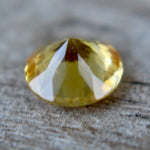 VS Clarity Yellow Sapphire 5.90mm for Engagement Rings and Jewelry