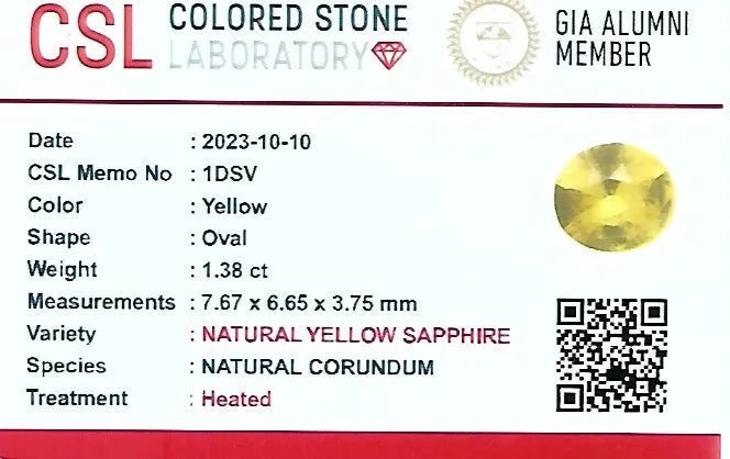 Natural Yellow Sapphire - Sapphirepal