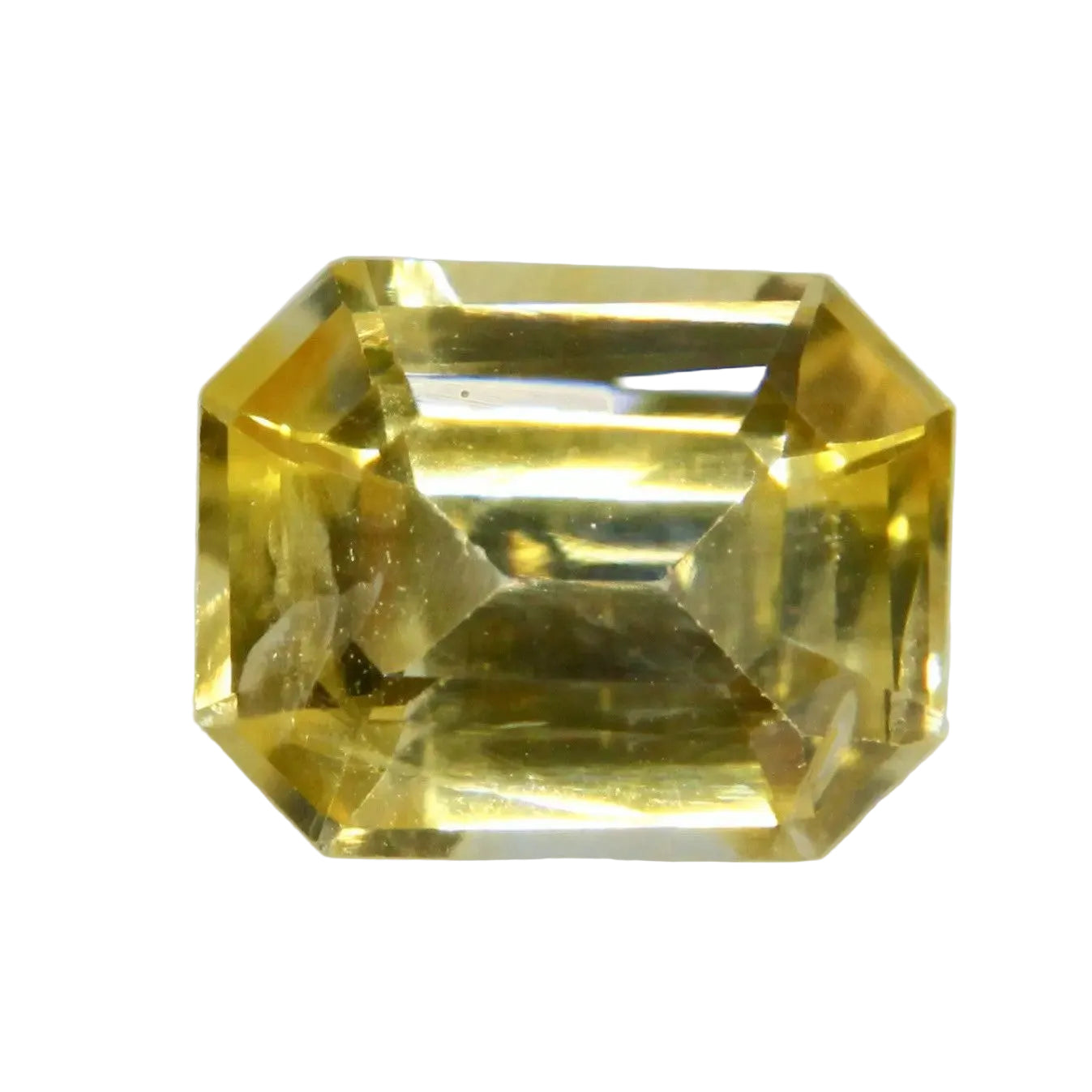 Natural yellow sapphire 0.90 ct emerald cut loose sapphire from Ceylon – earth sourced gemstone by Sapphire Pal Australia