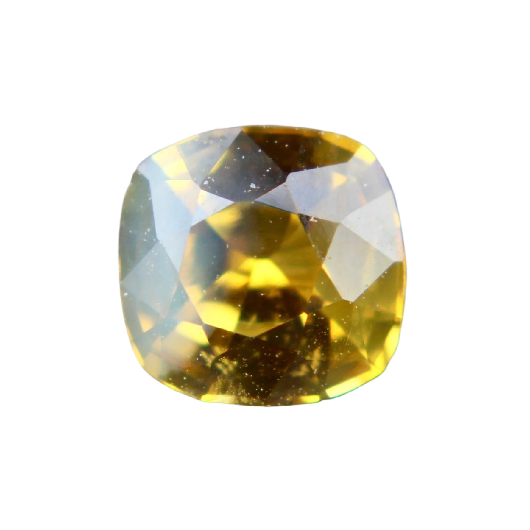Natural Yellow Sapphire | 0.72 Carat Cushion Cut | Unheated Sri Lankan Gemstone - Sapphire Pal