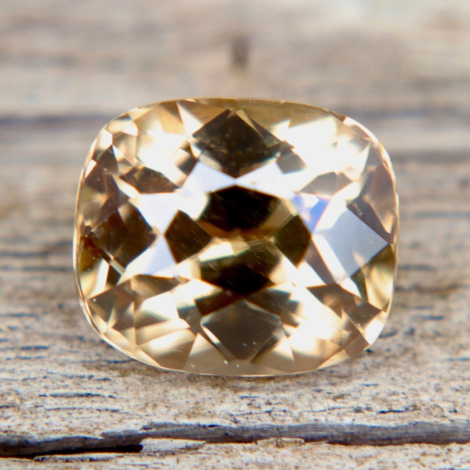 Natural Yellow Zircon – 2.43 Carat Cushion Cut | Ceylon Gemstone - Sapphirepal