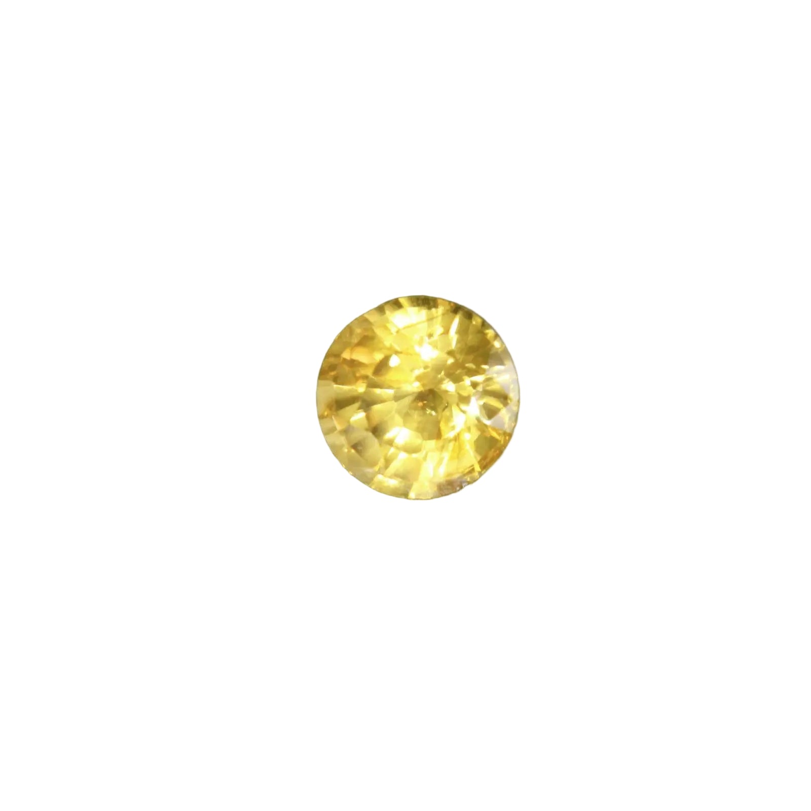 1.66ct Natural Yellow Zircon, Round Cut, Untreated, Eye-Clean, Ceylon Origin — Sapphire Pal