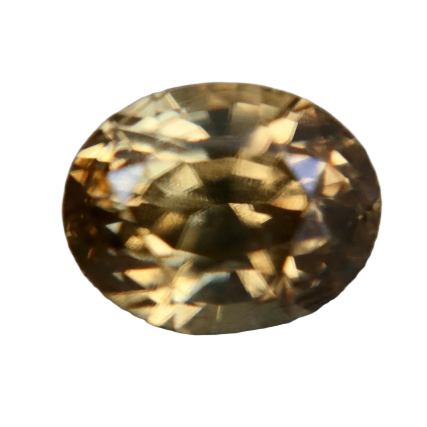 Natural Yellowish Brown Zircon – 2.30 Carat Oval Cut from Ceylon - Sapphire pal