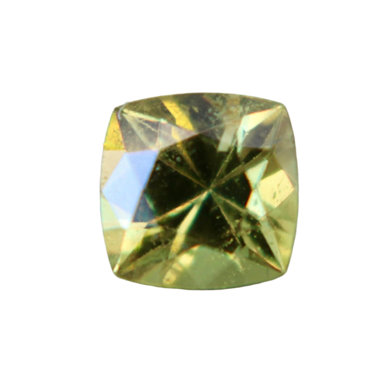 0.85 Carat Natural Yellowish Green Sapphire | Cushion Cut | Madagascar | Unheated Gemstone | Sapphire Pal